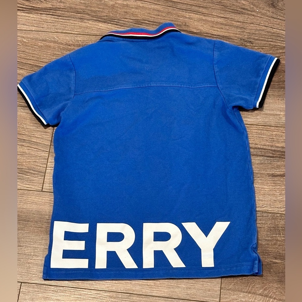 Burberry Boys (10) Jerome Classic Polo Shirt in Blue - Picture 4 of 8